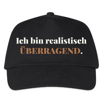 Je suis réalistement exceptionnel – élégamment honnête - Casquette de baseball Enfant - noir - Devant