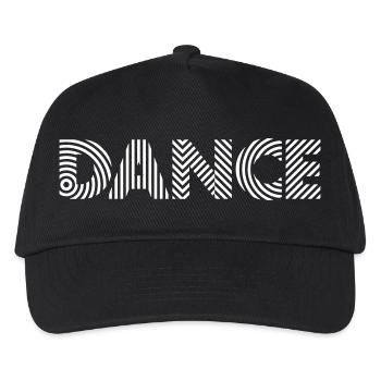 Hypno Dance Party Shirt – Club & Retro Music - Kids’ Baseball Cap - black - Front