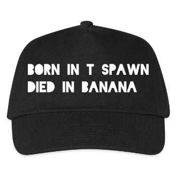 CS2_Born_in_T_Spawn - Kinder Basecap - Schwarz - Vorne