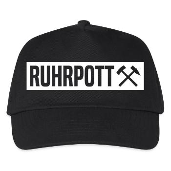 Ruhrpott - Ruhr Pott - Zeche - Zollverein - NRW - Kinder Basecap - Schwarz - Vorne