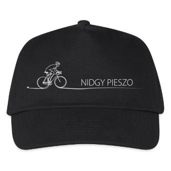 Radfahrer Spruch Geschenkidee Fahrrad - Kinder Basecap - Schwarz - Vorne