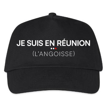 I'm in an office humor meeting - Kids’ Baseball Cap - black - Front