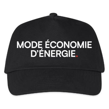 Energy-saving mode, humor, fatigue - Kids’ Baseball Cap - black - Front