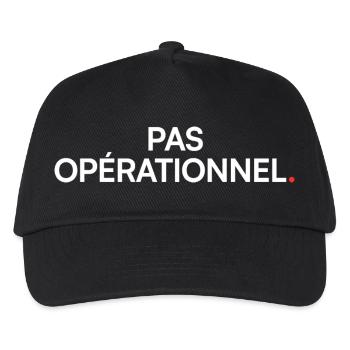 Not operational, humor, tired, at work - Kids’ Baseball Cap - black - Front