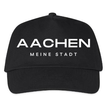 Aachen - Kinder Basecap - Schwarz - Vorne
