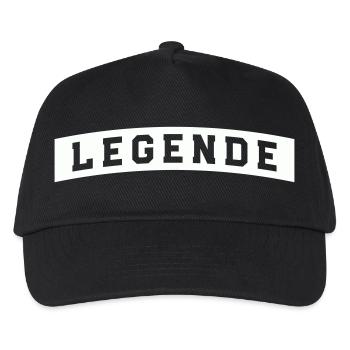 legende - Kinder Basecap - Schwarz - Vorne