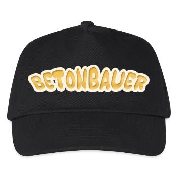 Concrete worker - Kids’ Baseball Cap - black - Front