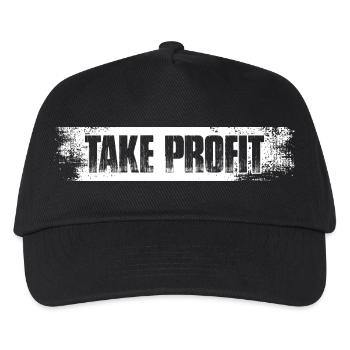 Take profit Stock Market Stock Market Trader - Kids’ Baseball Cap - black - Front