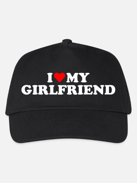 Heart Statement Dear Friend - Kids’ Baseball Cap - black