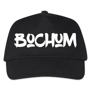 Bochum - Ruhrpott - Ruhr - Pott - Zeche - Kumpel - Kinder Basecap - Schwarz - Vorne