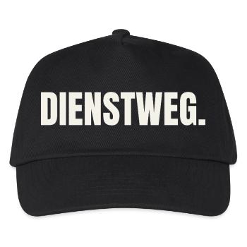 Dienstweg - Beamter Verwaltung Amt Spruch - Kinder Basecap - Schwarz - Vorne