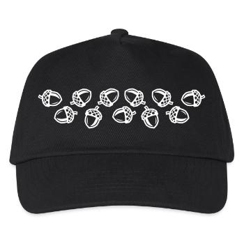 Eichel Herbst - Kinder Basecap - Schwarz - Vorne