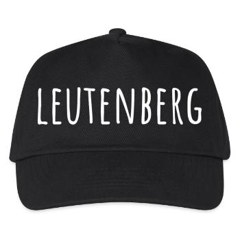 Leutenberg Stadt Name Thüringer Wald - Kinder Basecap - Schwarz - Vorne