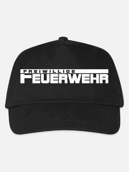 Freiwillige Feuerwehr Schriftzug - Kinder Basecap - Schwarz