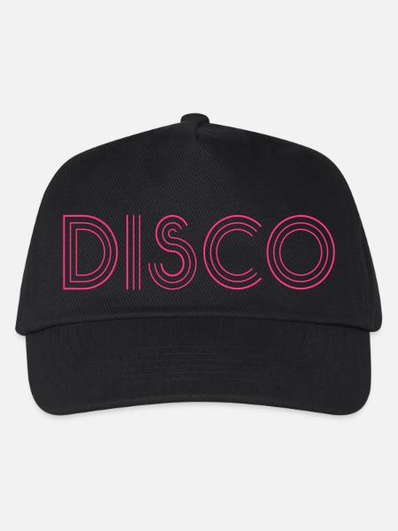 Disco - Hipster - Kinder Basecap - Schwarz