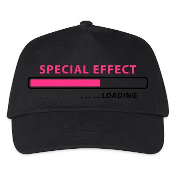 loading Special Effect - be patient - Kinder Basecap - Schwarz - Vorne