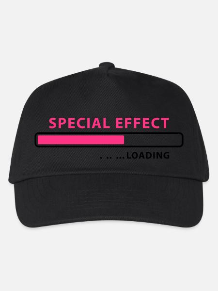 loading Special Effect - be patient - Kids’ Baseball Cap - black