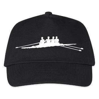 Rudern - Ruderer - Kinder Basecap - Schwarz - Vorne