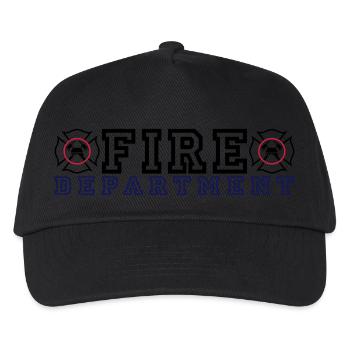 Fire Department with Malteser Cross - Kids’ Baseball Cap - black - Front