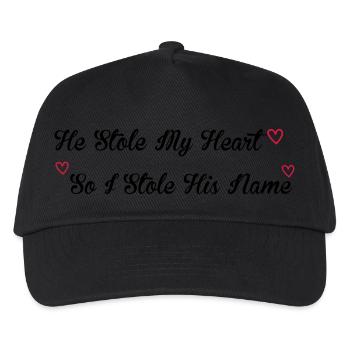 Stole My Heart - Kids’ Baseball Cap - black - Front