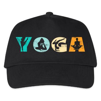 Yoga - Kinder Basecap - Schwarz - Vorne