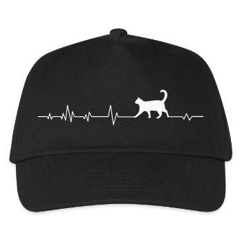 Chats Chats - Casquette de baseball Enfant - noir - Devant