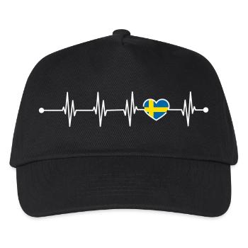 Image de conception en attente - Casquette de baseball Enfant - noir - Devant