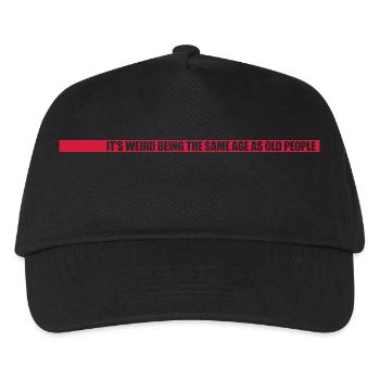 être âgé - Casquette de baseball Enfant - noir - Devant