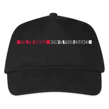 single now your chance - Kids’ Baseball Cap - black - Front
