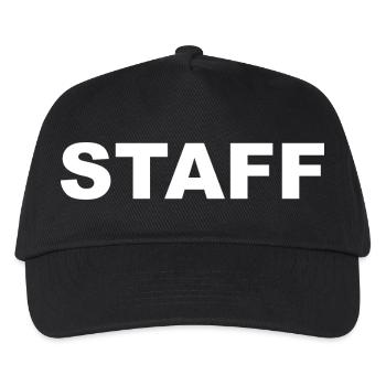 STAFF - Kinder Basecap - Schwarz - Vorne