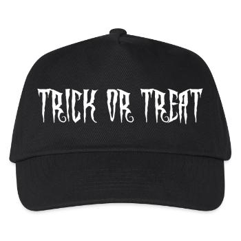Trick or treat - Kinder Basecap - Schwarz - Vorne