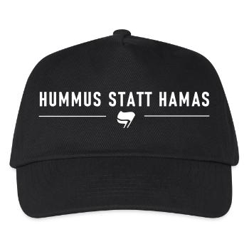HUMMUS instead of HAMA s - Kids’ Baseball Cap - black - Front