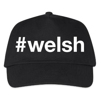 WELSH Wales Hashtag - Kids’ Baseball Cap - black - Front