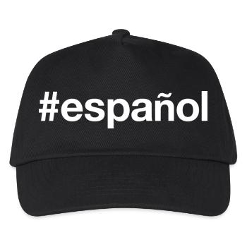 ESPANOL Espagnol Espagnol Hashtag - Casquette de baseball Enfant - noir - Devant
