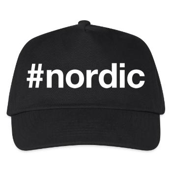 NORDIC Nordisch Hashtag - Kids’ Baseball Cap - black - Front