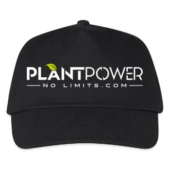 Plant Power - No Limits - Kinder Basecap - Schwarz - Vorne