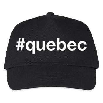 QUÉBEC Kanada Canada Hashtag - Casquette de baseball Enfant - noir - Devant