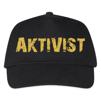 ACTIVIST - Kids’ Baseball Cap - black - Front