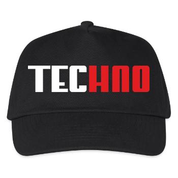 Techno Panther - Kinder Basecap - Schwarz - Vorne