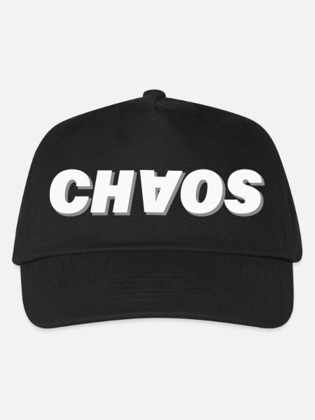 CHAOS - Kinder Basecap - Schwarz
