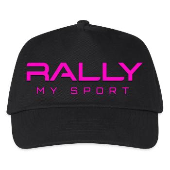 Rally my Sport 2 pink schwarz - Kinder Basecap - Schwarz - Vorne