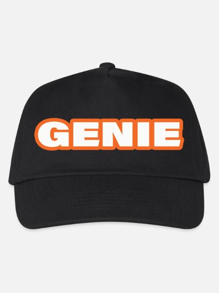 GENIE - Kinder Basecap - Schwarz