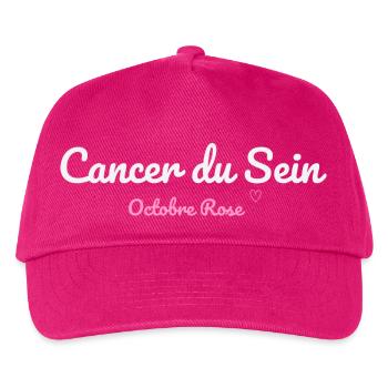 Breast Cancer Pink October - Kids’ Baseball Cap - fuchsia - Front