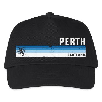 Perth Scotland Scenic Beauty and Cultural Charm - Kids’ Baseball Cap - black - Front