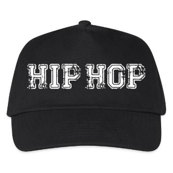 HIP HOP - Kinder Basecap - Schwarz - Vorne