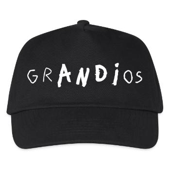 grandios Andreas Andi Andy Spruch Name Geschenk - Kinder Basecap - Schwarz - Vorne