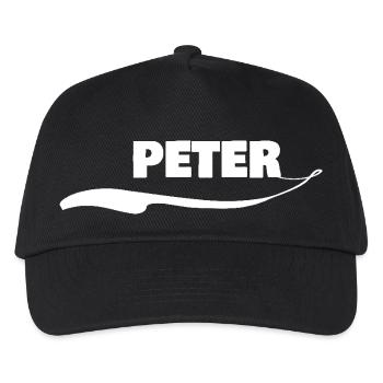 Cadeau pour Peter - Casquette de baseball Enfant - noir - Devant