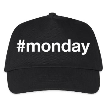 MONDAY Hashtag - Kids’ Baseball Cap - black - Front