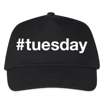 TUESDAY Hashtag - Kids’ Baseball Cap - black - Front