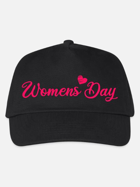 womens day - Kinder Basecap - Schwarz